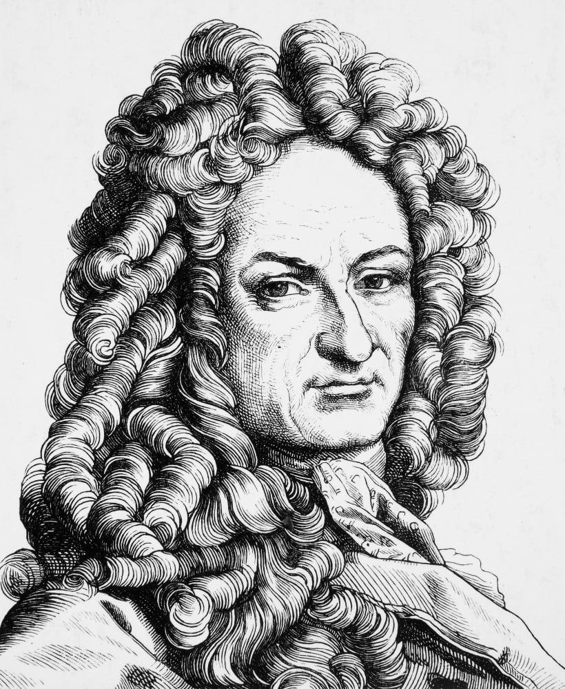 Gottfried Von Leibniz N(1646-1716) Gottfried Wilhelm Von Leibniz German ...
