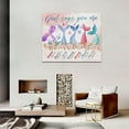 thumbnail image 6 of Mermaid Bathroom Wall Art God Says You Are Christian Canvas Prints Teen Girls Room Decor Painting Pink Bathroom Floral Pictures Framed Artwork Gifts Home Decorations for Little Kids Bedroom Dining, 6 of 6