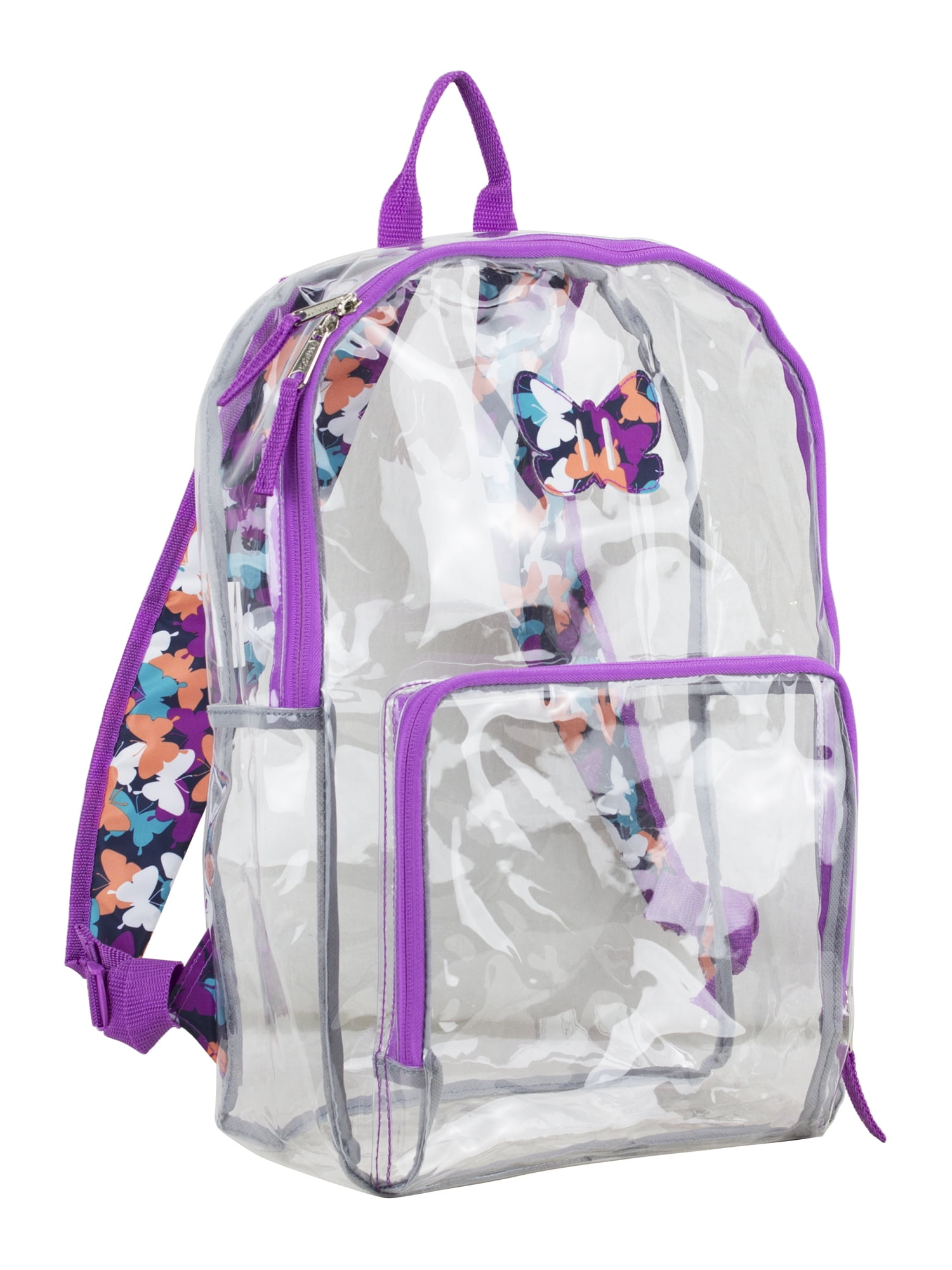 Eastsport Multi-Purpose Clear Unisex Backpack With Front Pocket ...