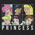 thumbnail image 2 of Men's Disney Princess Squares Graphic Tee Black Large, 2 of 5