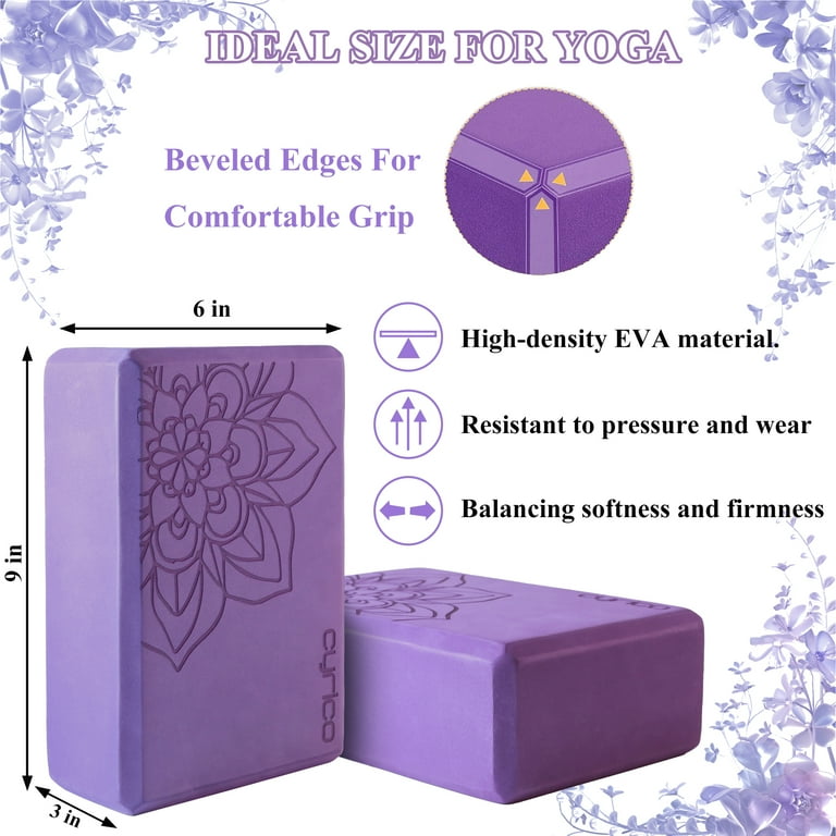 Cyrico Yoga Blocks 2-Pack with 6 ft Strap photo 3