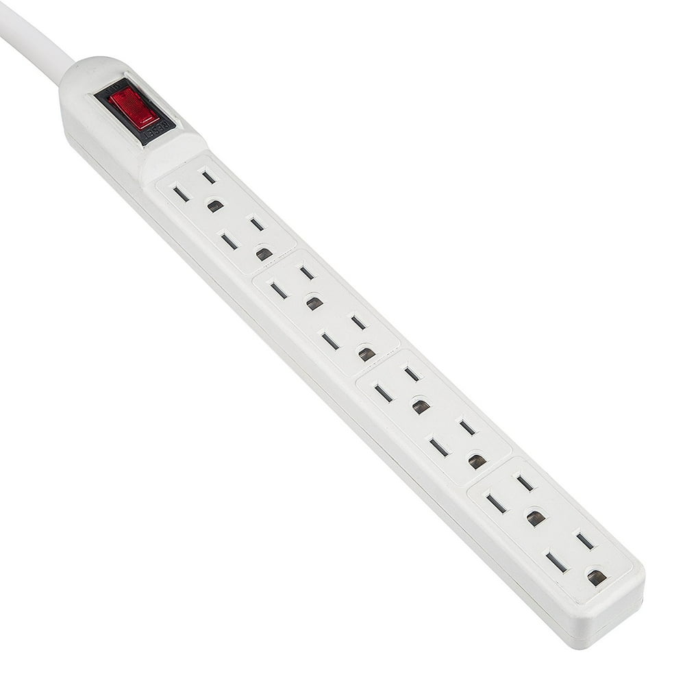 AblePower 8 Outlet Power Strip Surge Protector 15A 125V 90J Walmart