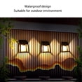 thumbnail image 3 of Luz Cálida Para Exteriores, Lámpara De Pared Con Luz Solar Impermeable, Ahorro De Energía, Decorativa, Alto Brillo, Inducción Automática Para Jardín, 3 of 7
