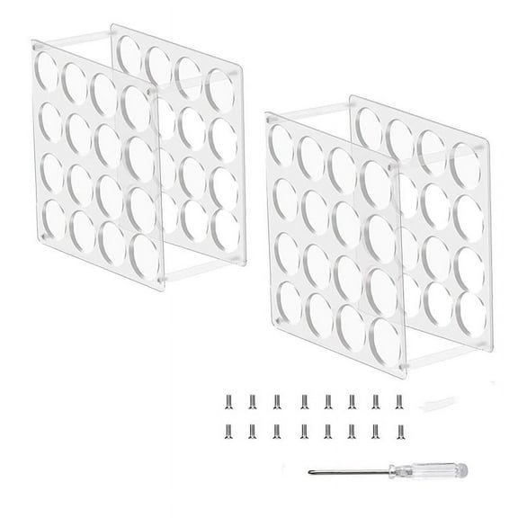 Vinyl Roll Storage Rack Sturdy Acrylic Vinyl Roll Holder Organization Multifunctional Craft Art Gift Wrap Storage 32hole