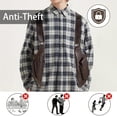 thumbnail image 5 of Underarm Anti-Theft Bag,Hidden Shoulder Holster,Double Storage Pouch,Phone Wallet PocketTravel Accessory for Men Women to Carry Phone Key Cash Anti-Pickpocket., 5 of 7