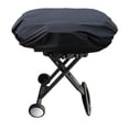 thumbnail image 3 of Para Weber Q2000 Series Q200 Series Cubierta impermeable portátil Cubierta protectora para parrilla de barbacoa 600D 90 * 55 * 27 cm, adecuada para las cuatro estaciones, cubierta impermeable para horno portátil Rojo Verde MX-0133343FYD, 3 of 5