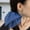 Blue, variant on ebukurty 3PCs Goody Brown, Blue and Black Hair Tie Soft Large Square Hair Ties No Damage