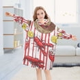 thumbnail image 5 of FORMRS Wearable Blanket Hoodie with Sleeves for Kids Cozy Flannel Sweatshirt, Red Lobster, 5 of 7