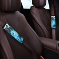 thumbnail image 3 of Chririnla Car Seat Belt Pads Skin-Friendly Polyester, Compatible with, Suitable for Sedan, Sea Life Pattern, 3 of 7