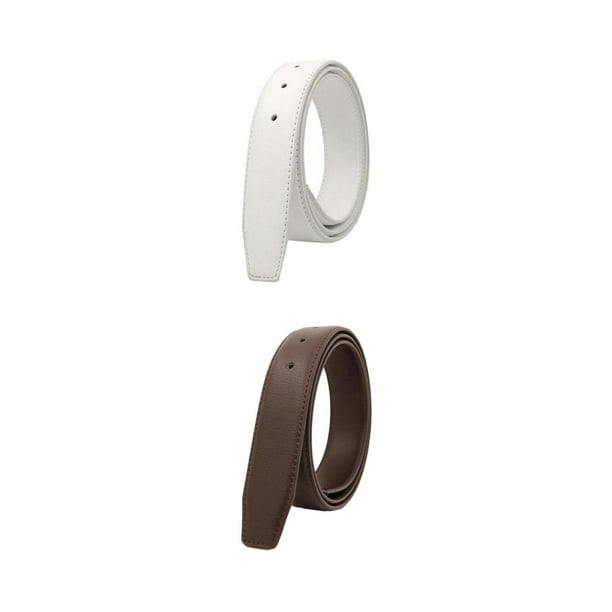2 cinturones de estilo vintage para hombre, para vestir, negocios, camisas, pantalones, correas. Café con leche