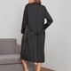 thumbnail image 3 of Albornoz/vestido para mujer, albornoz tipo kimono suave con cuello en V, 3 of 6