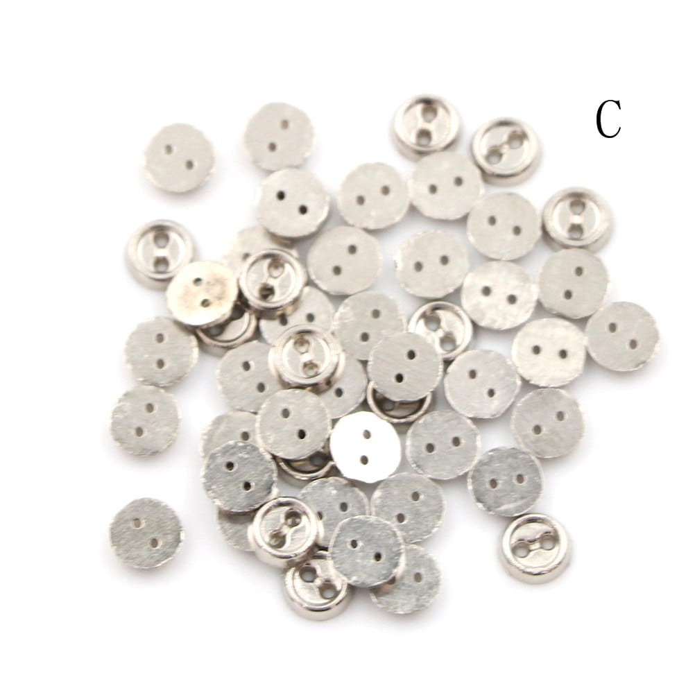 Details about   50PCS 5MM Diy Ultra-small Buckle Clothes Buckles For Blyth Doll Dress G`US 