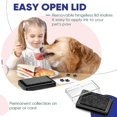 thumbnail image 3 of Cat And Dog Paw Print Stamp Pad Pet Paws Ink Pad Safe Pet Friendly Ink Pad No Mess For Puppy Kitten Memory Keepsake (black Ink), 3 of 5