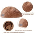 thumbnail image 5 of Women's Classic Beret Hat - Solid Color Winter Beanie, Autumn Hair Cap,Khaki,One Size,KLOY2K, 5 of 7