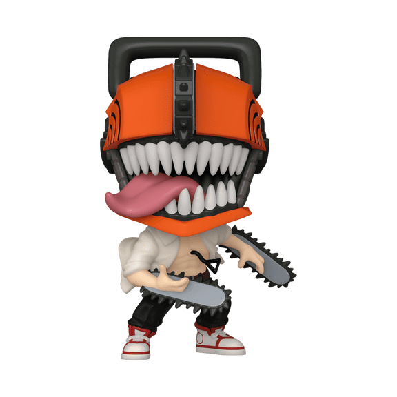 Funko POP! Animation- Chainsaw Man - Chainsaw Man with Possible Chase (Bloody) Collectible Vinyl Figure