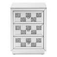 thumbnail image 3 of ACME Noralie Accent Table, Mirrored & Faux Diamonds, 3 of 3