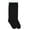 Black, variant on Womens Lace Pointelle Crochet Knit Trim Knee High Socks 1 Pair Pack