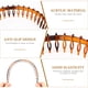 thumbnail image 3 of 4 diademas antideslizantes con peine para dientes, diadema decorativa de acrílico para niñas., 3 of 8