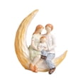 thumbnail image 4 of Fzaqwen Family Figurines Sculpture Craft Hand Painted Home Decor Tabletop Decoration for Parents and Son, 4 of 9