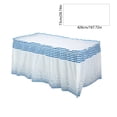 thumbnail image 3 of PALIFEUR Household Essentials Table Skirt Party Table Skirt Desk Skirt Falda Table Skirts For Rectangle Tables, 3 of 6
