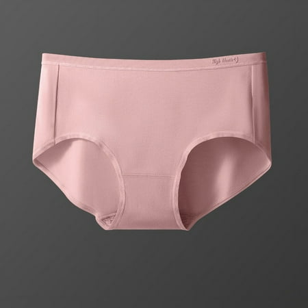Women Thongs Cotton Red Cotton Panties Sport Underwear High Waisted No Show Panties Underpants High Waist Cotton Bikini Brief Underwear No Show Ladies Thong Plus Size V-Waist Shorts