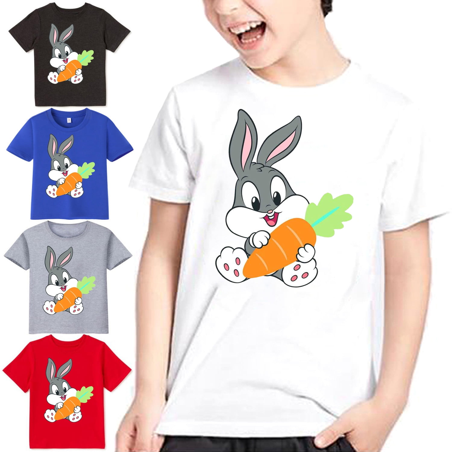 Legeme Ernæring Tal højt Looney Tunes Special Printed Kids Cotton T-Shirts Baby Bugs Bunny Gift Tops  Shirts for Kids Size S-XL - Walmart.com
