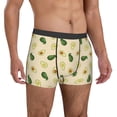 thumbnail image 5 of Men's Boxer Briefs, Cute Avocado Soft Comfy Mens Underwear Boxer Briefs Breathable With Widen Waist, 5 of 7