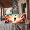 thumbnail image 4 of Hello 2025 Goldendoodle Celebrates Happy New Year Firework Balloon Landscape Wood Sign Doodle Dog Lover Gifts Idea Hanging Wall Home Decor - 02024, 4 of 5