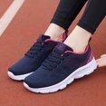 thumbnail image 4 of DLONGLI Women's Breathable Mesh Lace Up Athletic Sneakers, Non Slip Lightweight Walking Shoes, 4 of 5