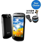 BLU Dash 4.5 Smartphone (Unlocked) and Accessory Kit w/Portable Speaker