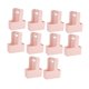 thumbnail image 3 of 10 piezas de portavasos con asa, soporte para bebidas de cartón portátil Rosa, 3 of 9