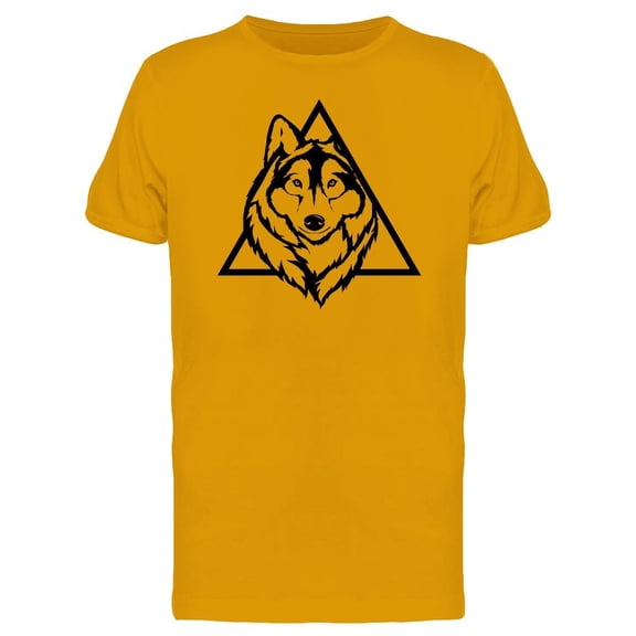 Wolf In Triangle Logo Tee Men's -Image by Shutterstock