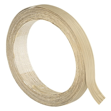 Uxcell 3/4 Inch x 16ft Wood Veneer Edge Banding, Flexible White Oak Edging Strips for Furniture Restoration