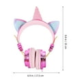 thumbnail image 2 of FONDOTIN Casques de Jeu Rentrée des Classes Casque de Jeu Filaire Mignon Or Rose Faisceau de Tête Réglable 1ensemble, 2 of 8