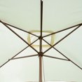 thumbnail image 2 of Outsunny Wood Sun Umbrella, 2 of 3