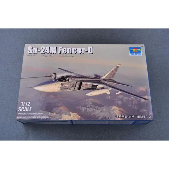 Trumpeter 1/72 Sukhoi Su-24M Fencer-D # 01673 Assemble Plastic Model Kit
