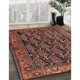 thumbnail image 2 of Ahgly Company Indoor Round Traditional Rust Pink Persian Area Rugs, 4' Round, 2 of 6