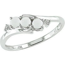 Everly Women's Opal 10k White Gold Ring