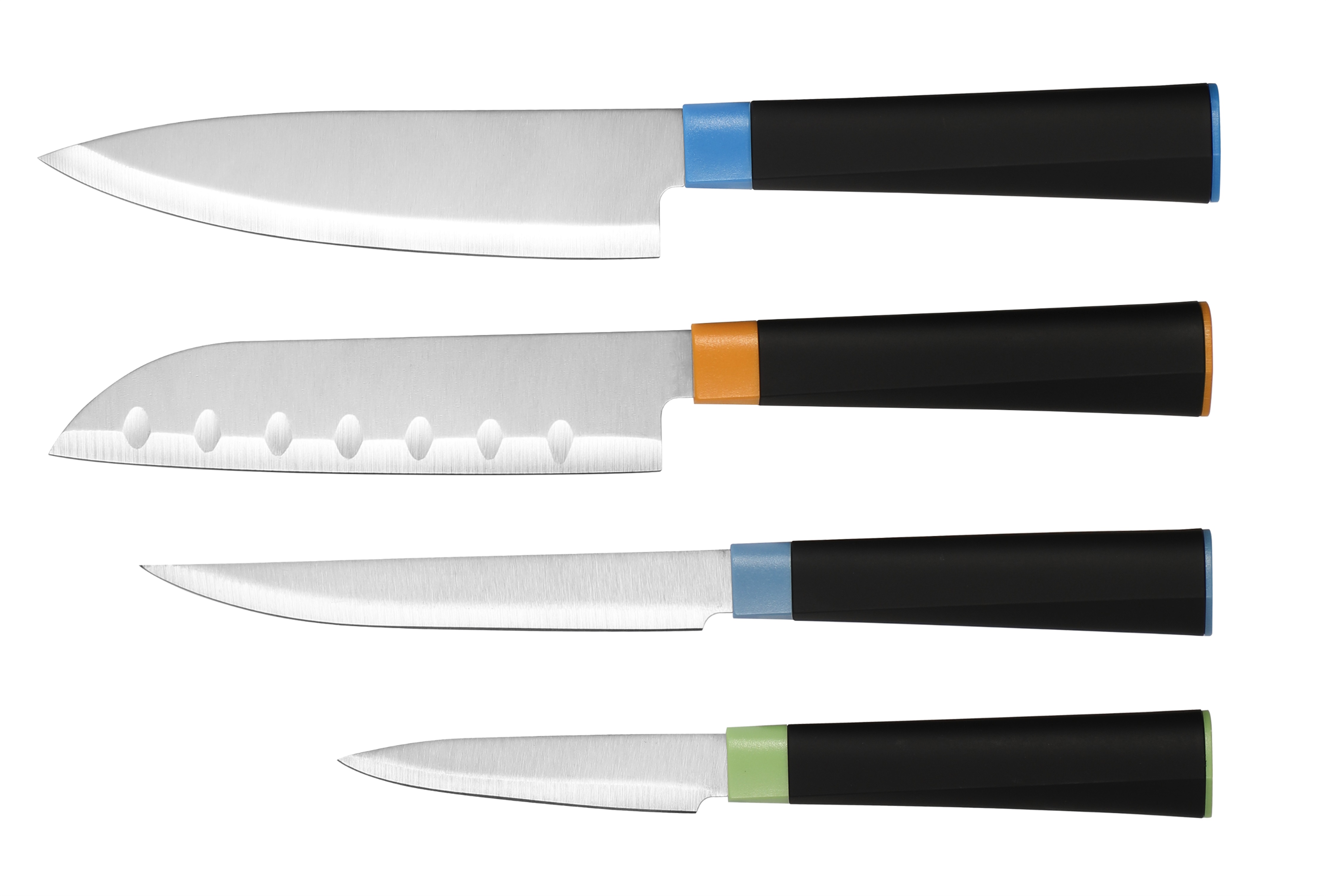 Dura Living Artistic Edge 5-Piece Kitchen Knife Block Set
