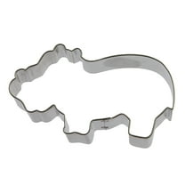 Hippo Cookie Cutter 4 in - Foose Cookie Cutters - US Tinplate Steel - B1303
