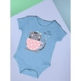 thumbnail image 3 of Cute Cat With Cup Of Coffee Bodysuit Infant -Image by Shutterstock,  Newborn, 3 of 4