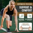 thumbnail image 3 of NexSkin Cotton Elastic Bandage Wrap (3" Wide, 2 Pack) | Hook & Loop Fasteners at Both Ends | Ace your Recovery for Sports | Latex Free Hypoallergenic Compression Roll for Sprains & Injuries, 3 of 8