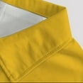 thumbnail image 5 of YLSDY Button Collared Shirts for Men 2025 Casual Button Stripes Shirt Summer Classic Short Sleeve Golf T-Shirt Slim Fit Tennis Tops Yellow M, 5 of 7