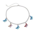 thumbnail image 4 of Collar para mujer, joyería para mujer, colgante con borlas de metal en contraste, regalo de joyería para mujer, collar de perlas, 4 of 5