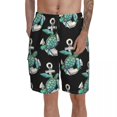 thumbnail image 1 of Pirate Board Shorts Polyester Swimming Trunks Bathing Pattern Men Swim Trunks, 1 of 5