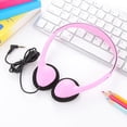 thumbnail image 5 of Ladont Paquete de 10 auriculares para niños a granel para el aula escolar, auriculares con cable multicolor para niños, estudiantes, niños, conector de 3,5 mm (paquete de 10), 5 of 5