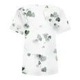 thumbnail image 6 of Dyegold Woman Shirts Vintage Graphic Tee Shirts Floral Printed Short Sleeve Crewneck Blouses Tops Summer Casual Loose Tunics, 6 of 6