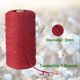 thumbnail image 3 of Macrame Cord, 2mm x 110 yd (About 100m) 100% Natural Cotton Soft Unstained Rope for Handmade Plant Hanger Wall Hanging Craft Making, Beige Yellow, 3 of 5