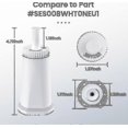 thumbnail image 1 of 4 Pack Water Filter For Sage Coffee Machine - Water Filters For Sage Barista Express Pro Touch 2024-, 1 of 3