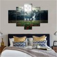thumbnail image 4 of TISHIRON 5PCS Framed Jesus Canvas Wall Art Set,50"x24" Jesus Christ Little Angel Canvas Prints for Living Room, Bedroom, Office Home Wall Decor, 4 of 7